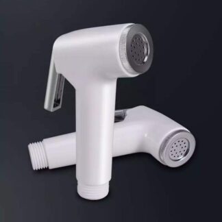 Push Shower Head Commode Shower Head Push Button Shower Bathroom Sprayer White