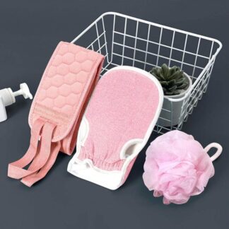 3Pcs/Set Body Scrubber Back Massage Exfoliating Sponge Bathroom Bath Brush Scrub Shower Brush Body Wash Scrub Deep Cleaning Body Scrubber Sponge Bath Supplies