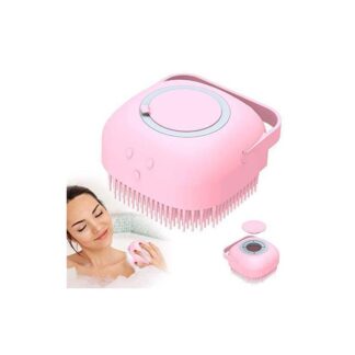 Body Bath Brush, Silicone Soft Cleaning Bath Body Brush With Shampoo Dispenser - Skin Massage Brush Bath Bathroom Accessories (MULTICOLOR-1 PCS)