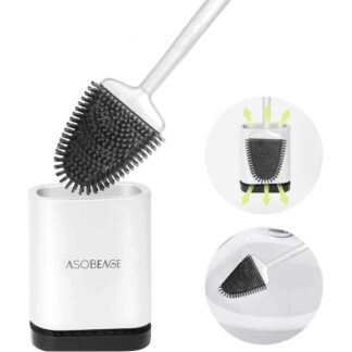 Silicon moving flexiball bathroom brush