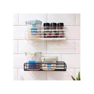 Punch-Free Bathroom Rack Wall-Mounted Storage For Bathroom Shampoo Cosmetic Seasoning Storage Rack Bathroom Kitchen Accessories-The Asia Express