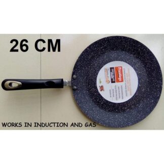 Prestiege Deluxe Granite Ruti Tawa 26-28 Cm - GAS OR INDUCTION