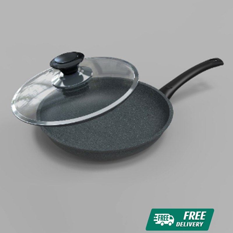 RFL Topper TPR NS Marble Coated Fry Pan With Lid 26 CM 629320