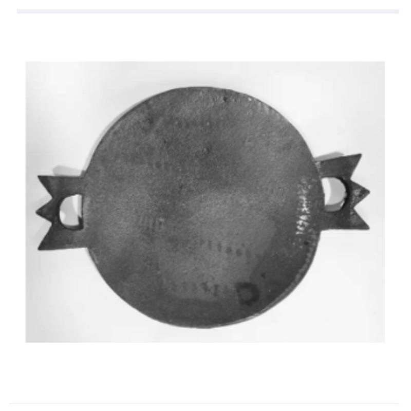 Iron Ruti And Dosa Tawa Double Handle- Regular Size For Kitchen (26 Cm) - Pan - Prepare Delicious Ruti And Dosa With Ease Using This High-Quality Iron Tawa