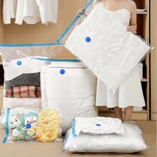 Vacuum Storage Bags - Save up to 80% Space and Protect Items From Dust, Insects, Germs - Perfect Solution For Organising Home and Travel - Ideal for Clothes, Bedding, Blanket, Pill