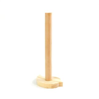 High Quality Toilet Paper Holder Countertop Kitchen Paper Towel Organization Wood Kitchen Roll Frame - Multicolor