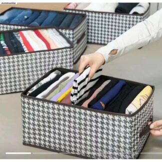 Foldable washable wadrobe Storage Box Folding Basket With Frame Clothing Organizer ^ Drawer Cabinet Bin Containers For Wardrobe Bedroom Closet Home storage bag