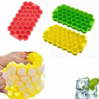 Silicone Ice Cube Tray with 37 Cavities – Flexible Ice Making Mold