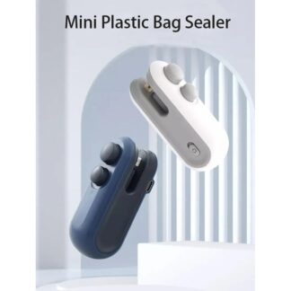 Mini Plastic Bag Sealer Portable Food Snack Sealing Machine USB Rechargeable Hand Pressure Heat-sealing Device - Multicolor