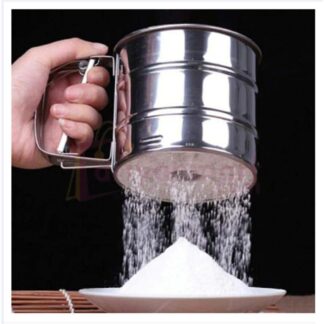 Stainless Steel Flour Sifter Fine Mesh Powder Icing Sugar Manual Sieve Cup Home Kitchen Gadget Baking Pastry Tools - Kitchen Accessories - Pitha Maker