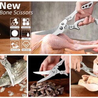 Powerful Chicken Bone Scissors Stainless Steel Portable Chicken Duck Fish Cutter For Kitchen Accessories