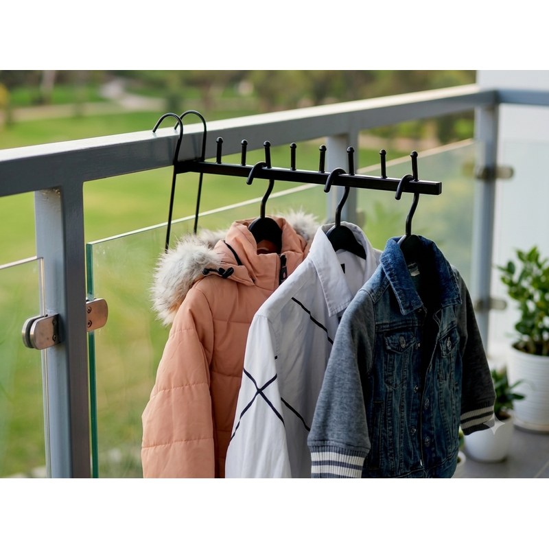 Balcony clothes drying matal hangar havy duty hangar clothes,malty purpose hangar ,space saving clothes drying stand