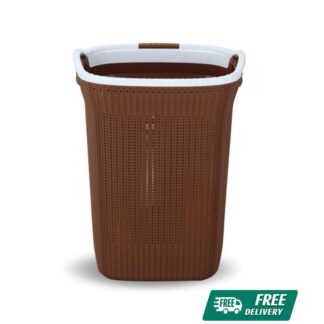 RFL Cane Laundry Basket Oval Eagle Brown 96579