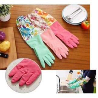 Kitchen Hand Gloves full Rubber Safety China .2pcs