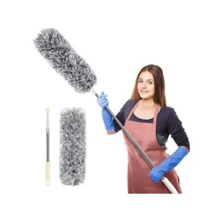 Extendable Microfiber Duster – Telescopic Rod for Ceiling, Fan, Furniture & More